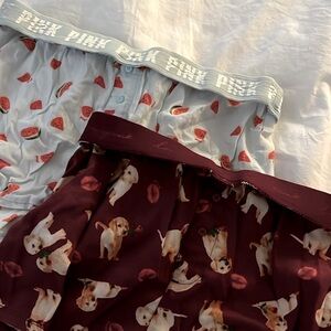PINK PJ SHORTS!